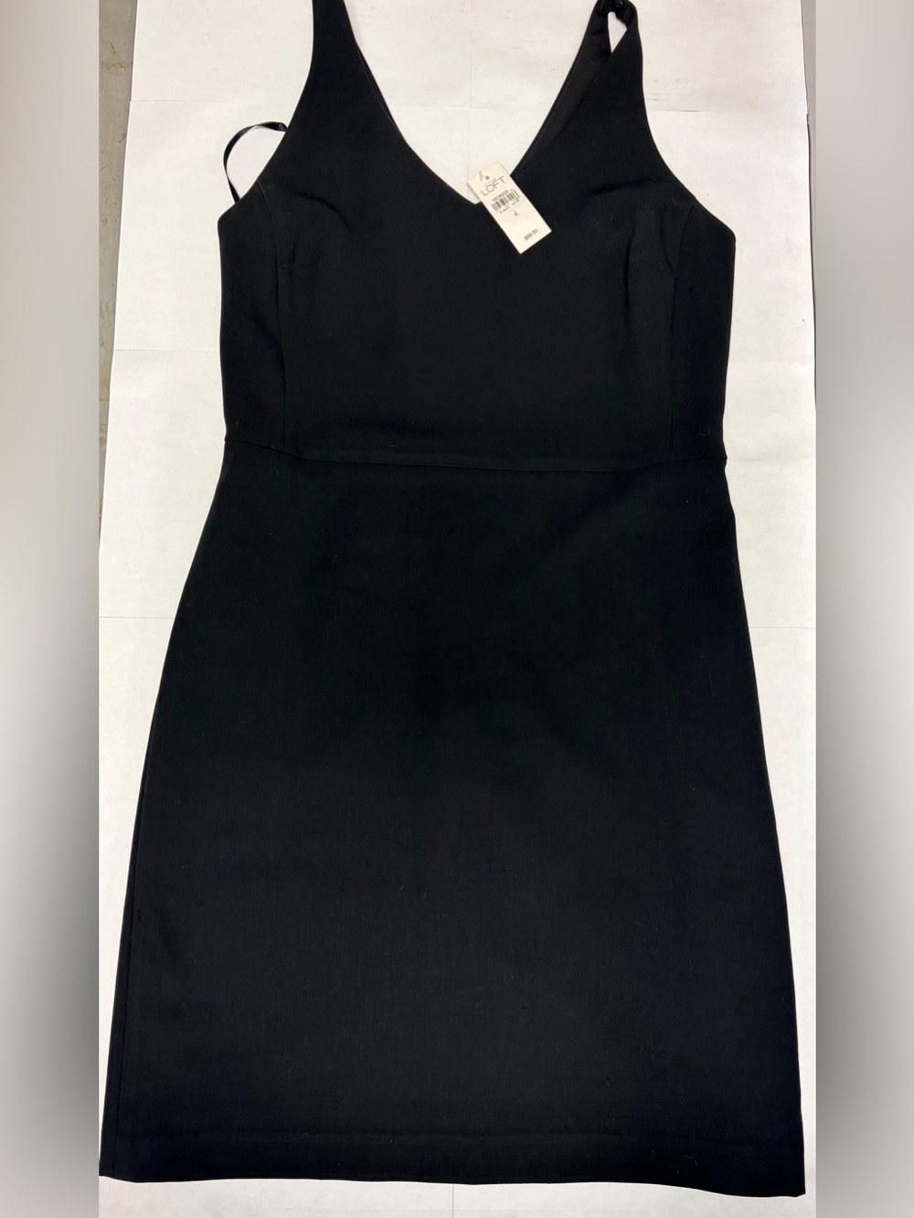 Classic Black V-Neck Sheath Dress from Loft
